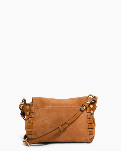 Zen Mini Crossbody Caramel Suede