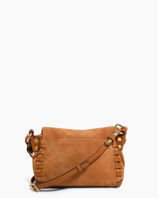 Zen Mini Crossbody Caramel Suede
