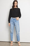 Chloe Cashmere Blend Pullover Black