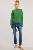 Chloe Cashmere Blend Pullover Green