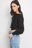 Chloe Cashmere Blend Pullover Black