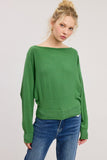 Chloe Cashmere Blend Pullover Green