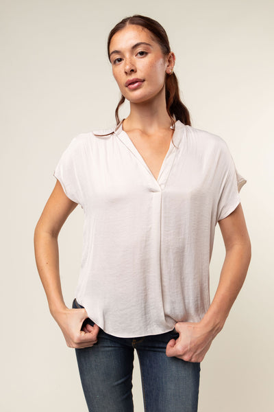 Drop Shoulder Blouse Papyrus