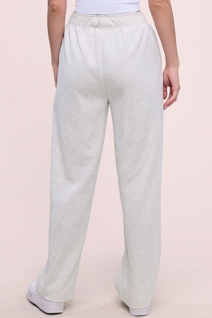 Margo Elastic Waist Pant Ash Grey