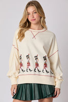 Christmas Soldiers Sequin Sweatshirt