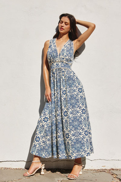 Summer In Capri Scalloped Lace Dress