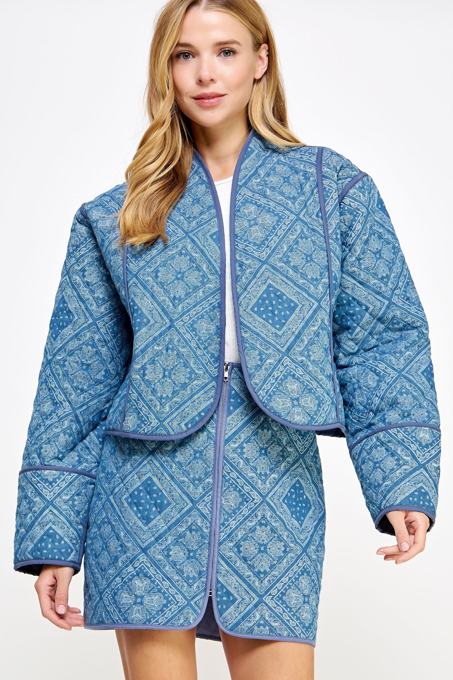 Reversible Padded Quilt Jacket
