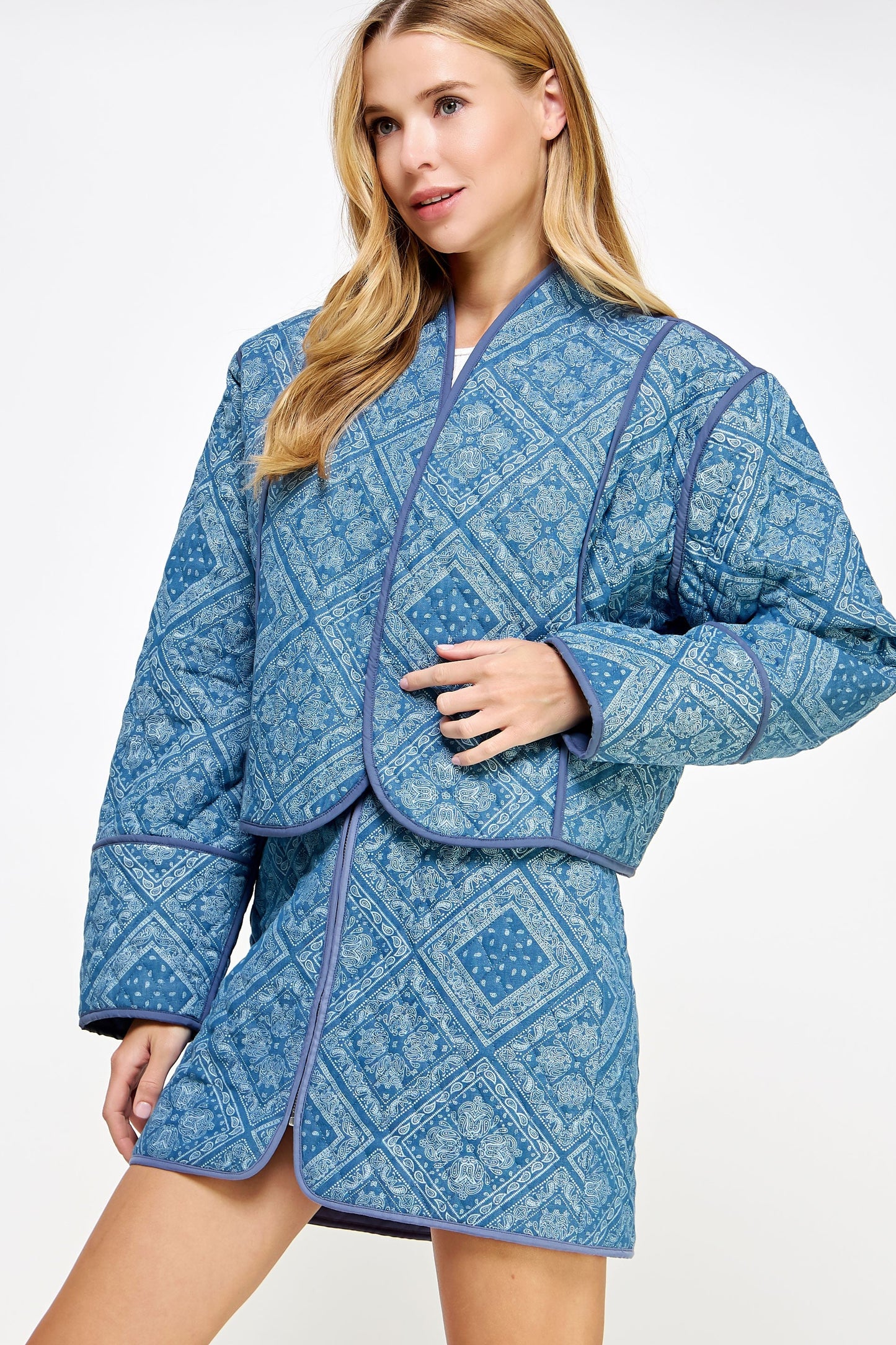 Reversible Padded Quilt Jacket