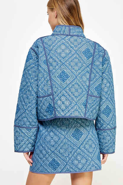 Reversible Padded Quilt Jacket