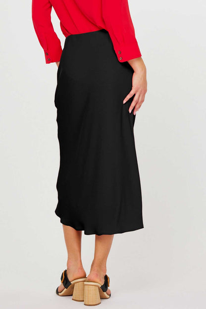 Bias Cut Midi Skirt