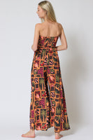 Tube Tie Front Jumpsuit