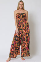 Tube Tie Front Jumpsuit