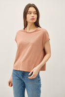 Exposed Seam Boxy Top