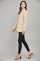 Oversized Linen Blend Blazer