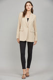 Oversized Linen Blend Blazer