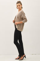 Open Knit Cotton Cardigan