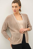 Open Knit Cotton Cardigan