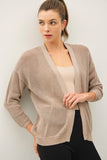 Open Knit Cotton Cardigan