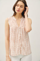 Floral Printed Sleeveless Top