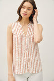 Floral Printed Sleeveless Top