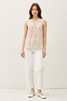 Floral Printed Sleeveless Top