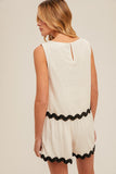 Scallop Edge Tank Top