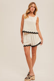 Scallop Edge Tank Top