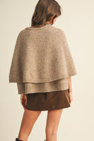 Sweater Cape Cardigan