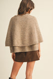 Sweater Cape Cardigan