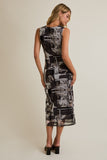 Cowl Neck Sleeveless Maxi Dress