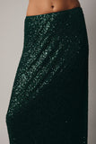 Sequin Midi Skirt