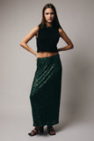 Sequin Midi Skirt