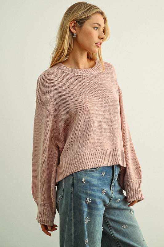 Balloon Sleeve Sweater