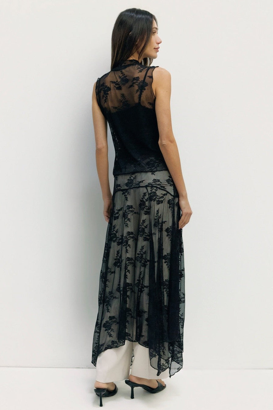The Jennifer Lace Midi Skirt