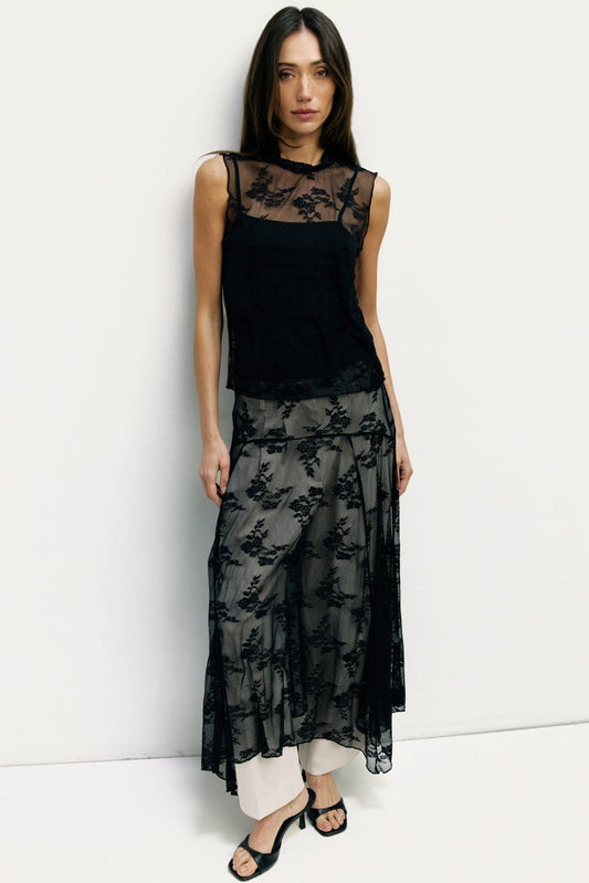 The Jennifer Lace Midi Skirt