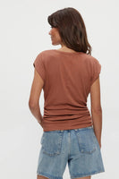 Joni Power Shoulder Tee Terra