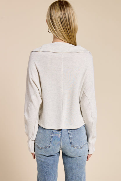 Structured Zip Collar Jacket