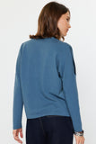 Front Satin Knit Top