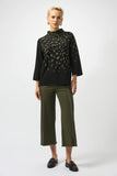 Mock Neck Animal Print Sweater