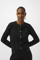 Textured Button Up Cardigan