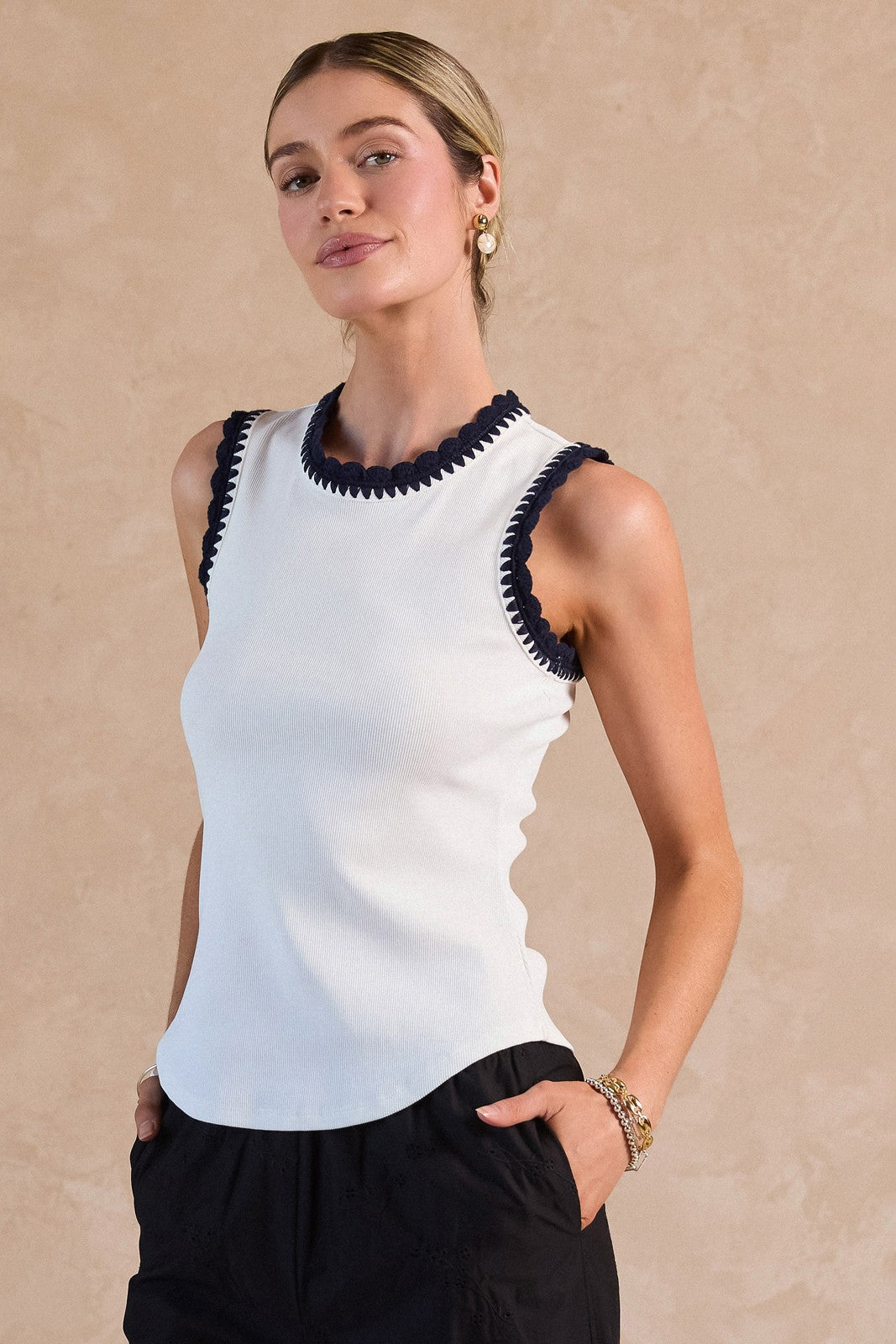 Ribbed Knit Tank Top