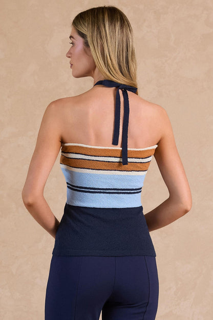 Terry Knit Halter Top