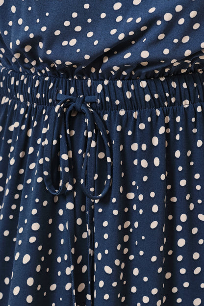 Cowl Neck Sleeveless Midi Dress