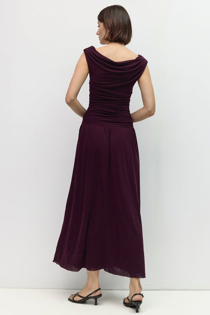 The Annabelle Mesh Midi Dress