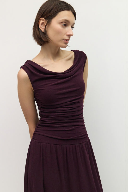 The Annabelle Mesh Midi Dress