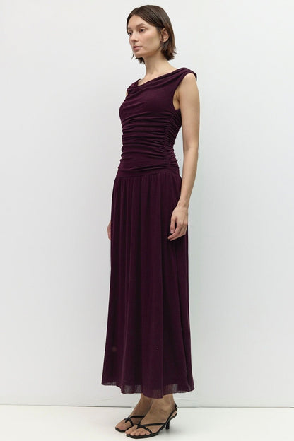 The Annabelle Mesh Midi Dress