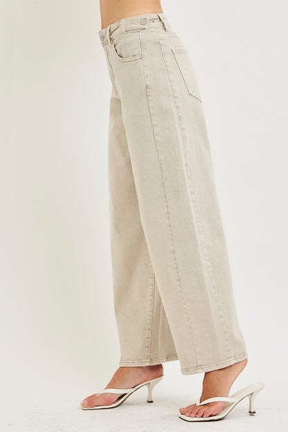 Slouchy Barrel Pants With Adjustable Tabs