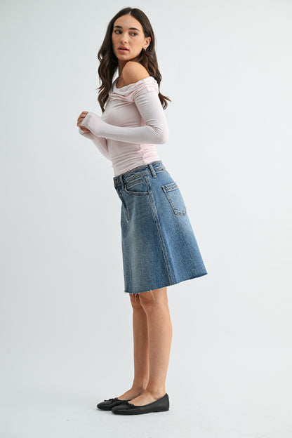 Pocket Detail Skirt