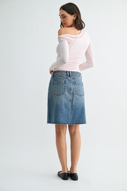 Pocket Detail Skirt