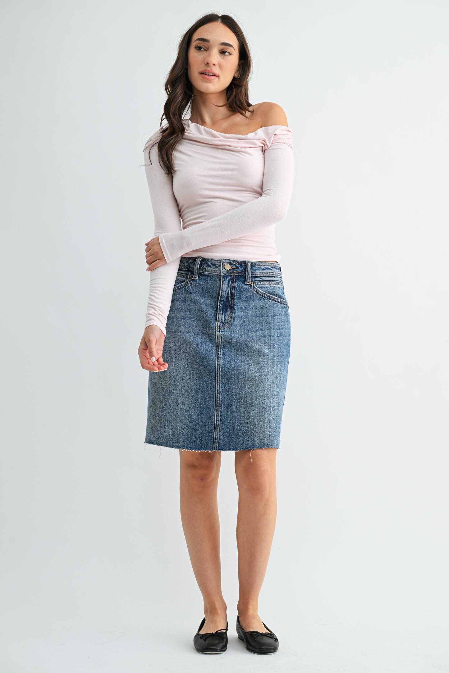 Pocket Detail Skirt